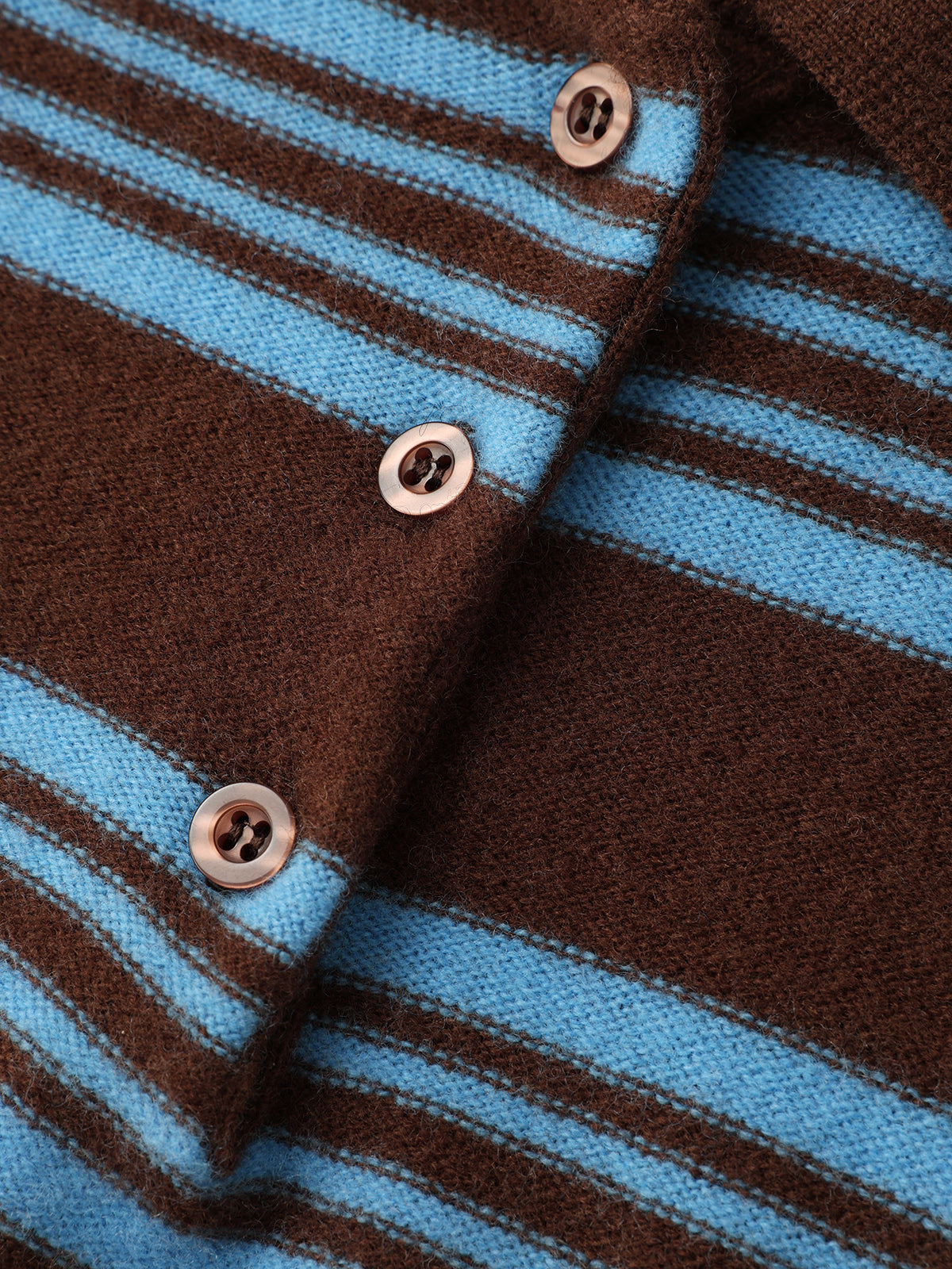 Hallway Stripe Sweater - Brown Blue