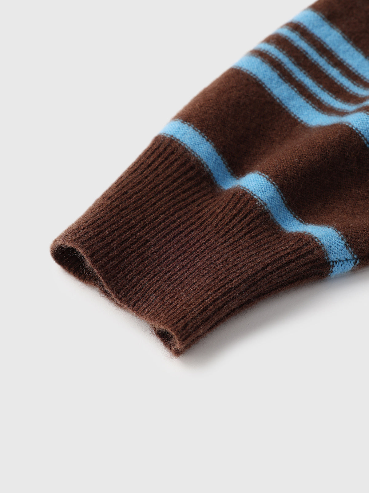 Hallway Stripe Sweater - Brown Blue