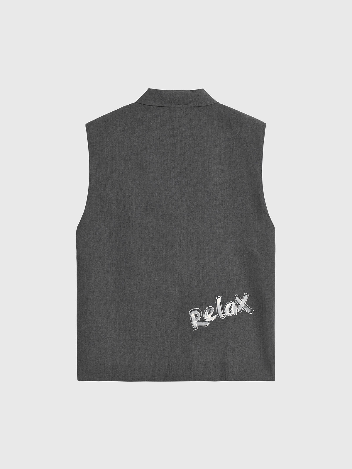 Sketch Pad Suit Vest - Graphite Grey