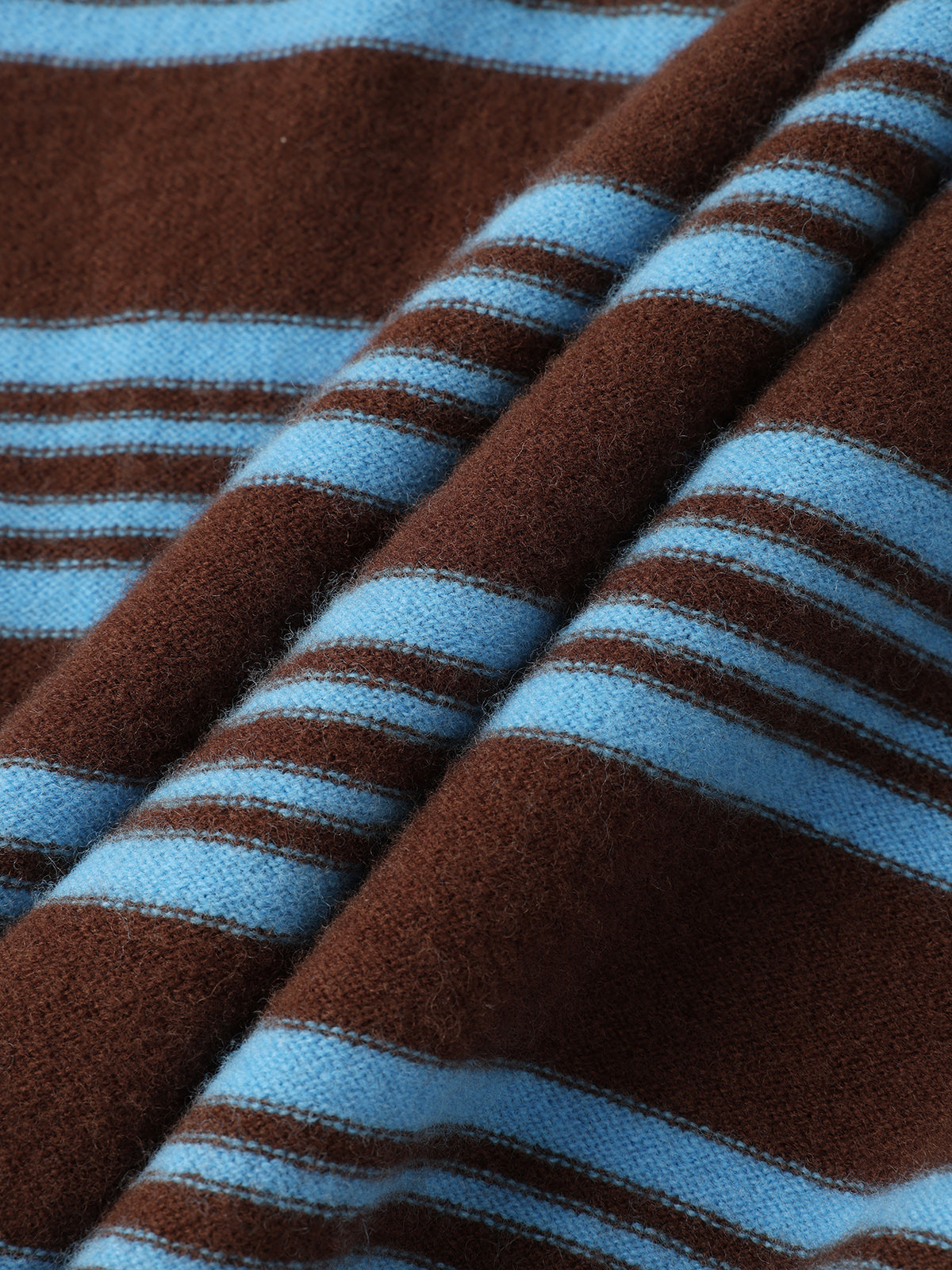 Hallway Stripe Sweater - Brown Blue