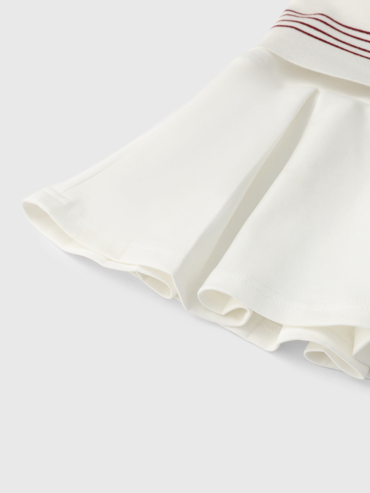 Angel Serve Set Skirt - Whie Red