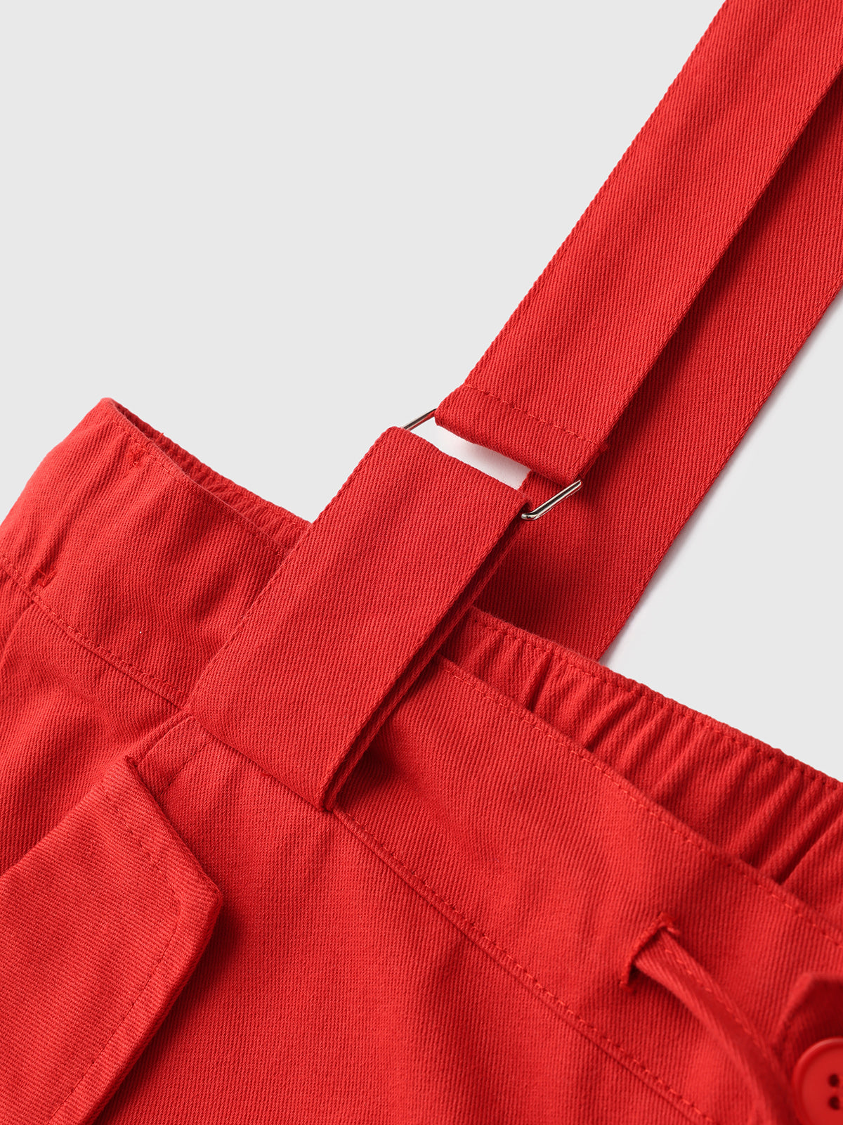 Game Point Cord Jumpsuit - Winner Red