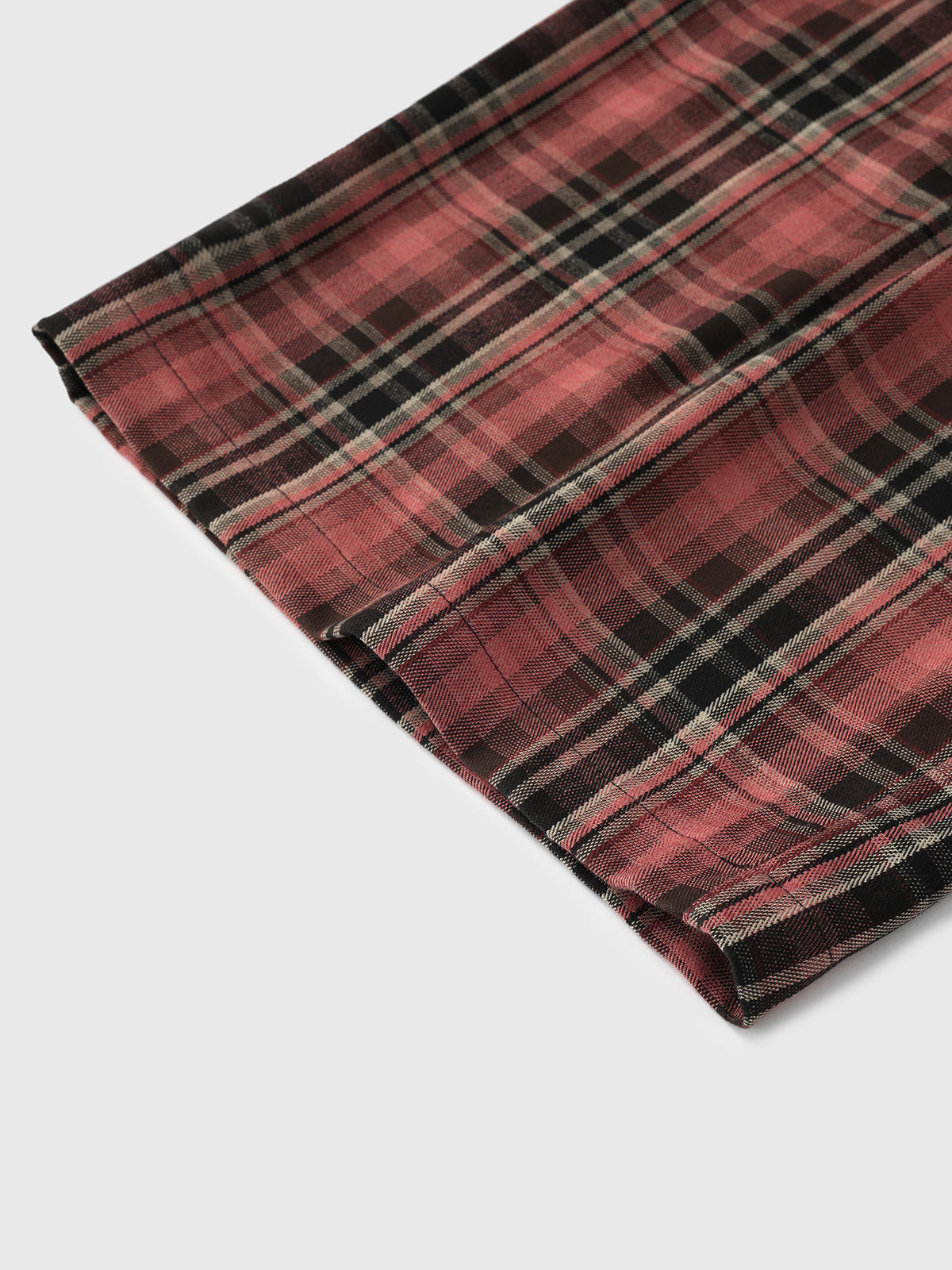 Sunset Tartan Pants - Red Brown