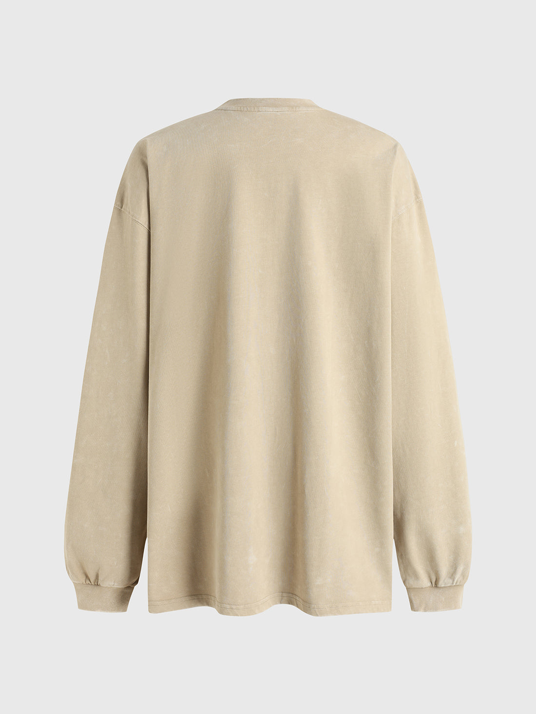 Snack Time Apple Sweatshirt - Cream Beige