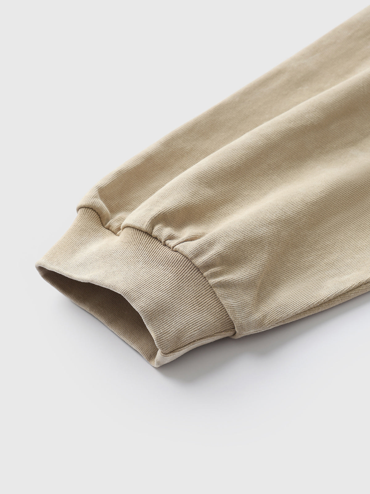 Snack Time Apple Sweatshirt - Cream Beige