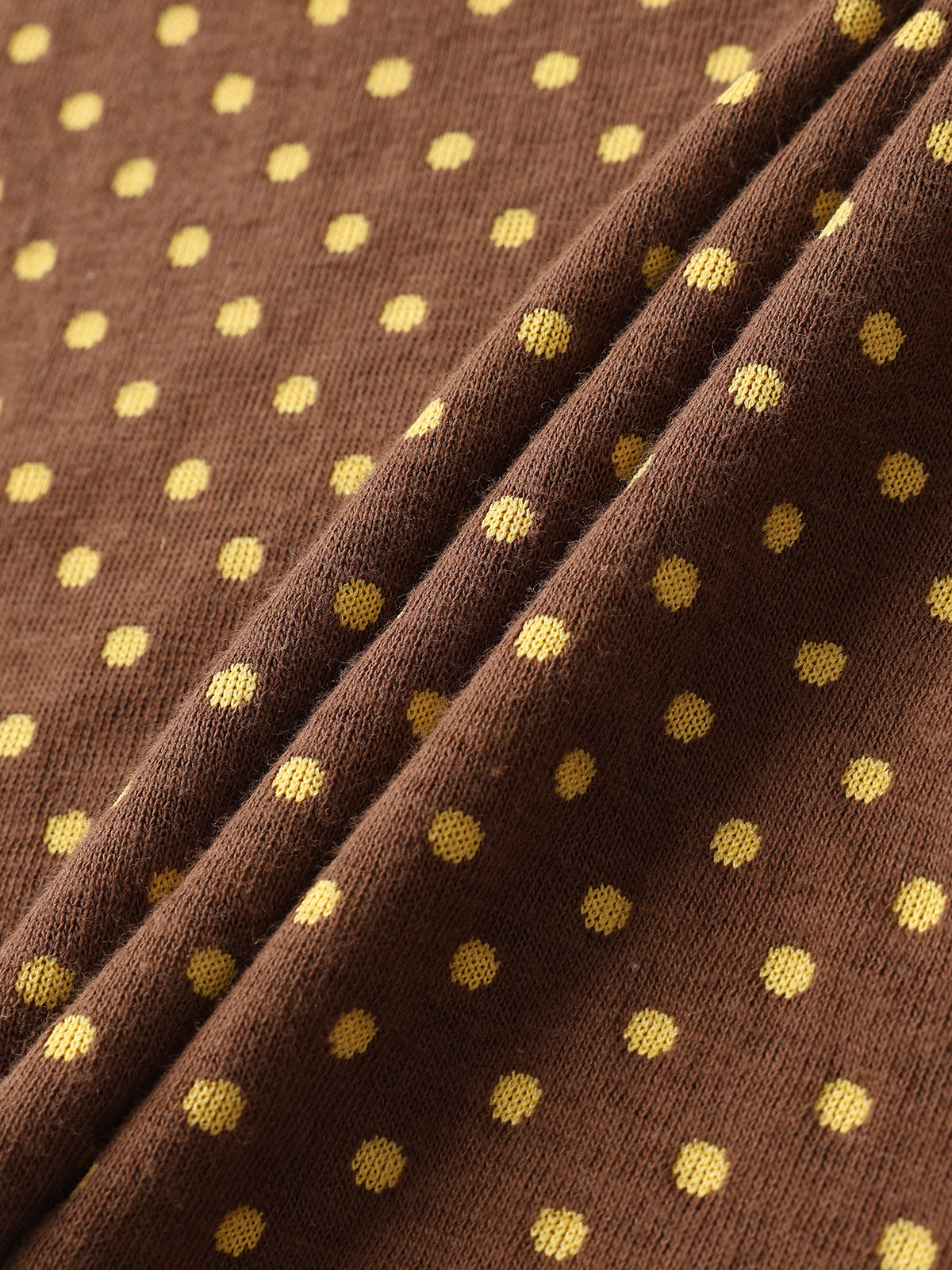 Caramel Wink Cutout Stripe Tee - Cocoa Brown