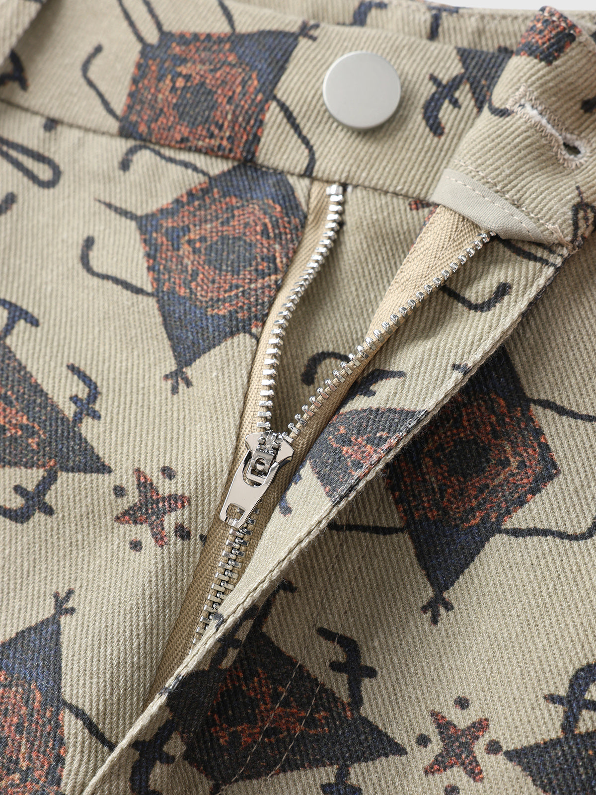 The Meeting Beginner Straight Pants - Sand Leopard