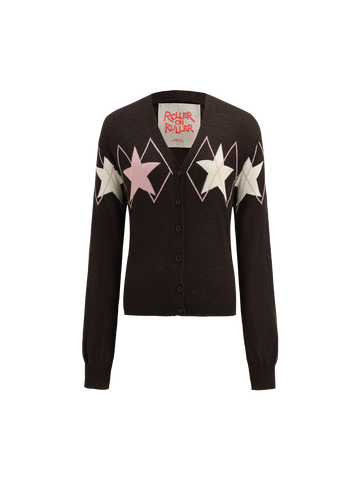 Star Bench Knit Sweater - Brownie Pink