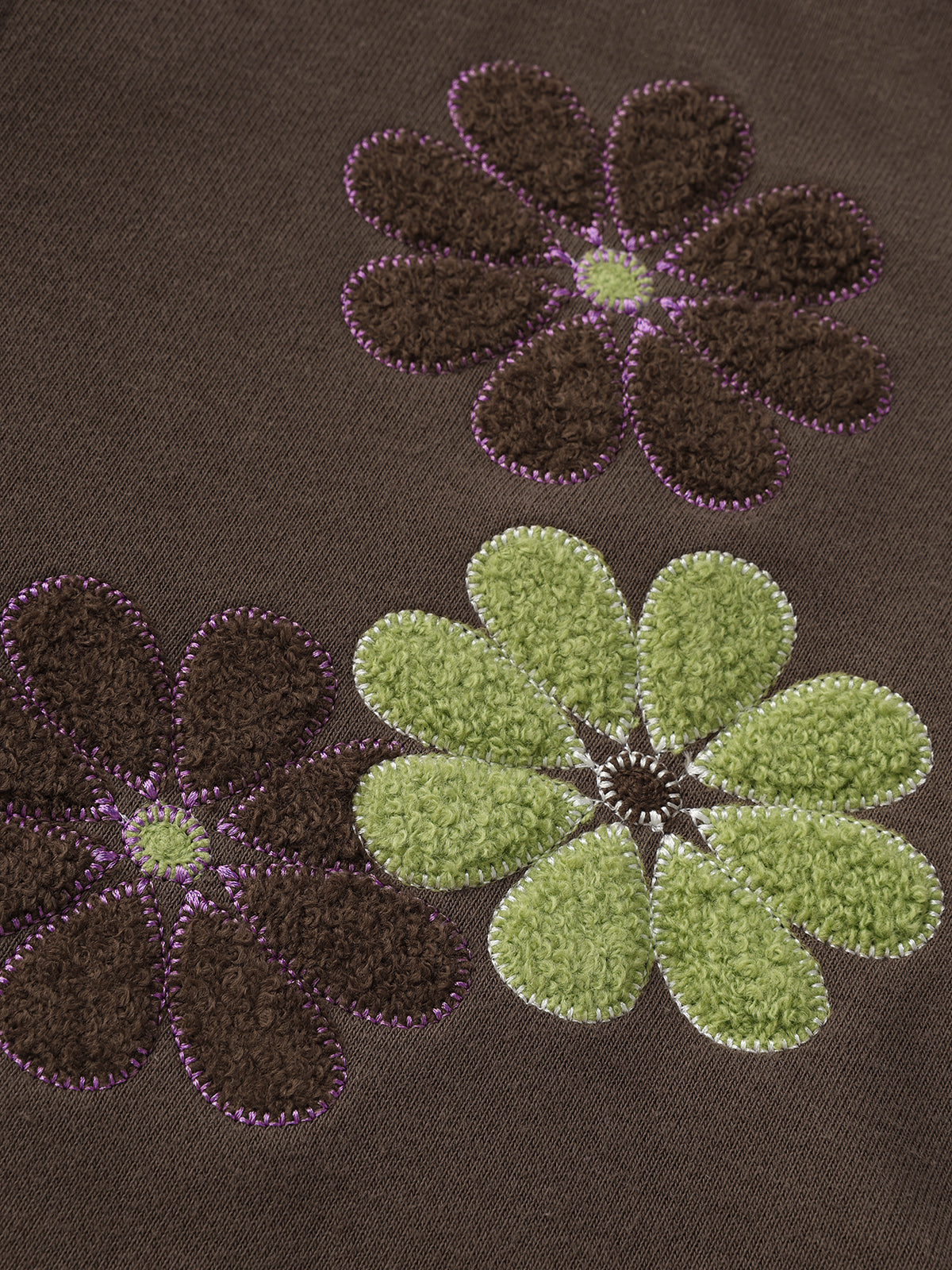 Patch Play Set Swearshirt - Chocolate Ice
