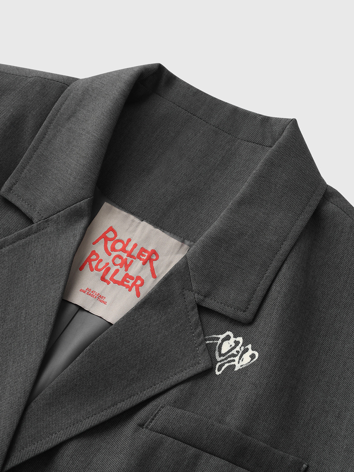 Sketch Pad Suit Vest - Graphite Grey