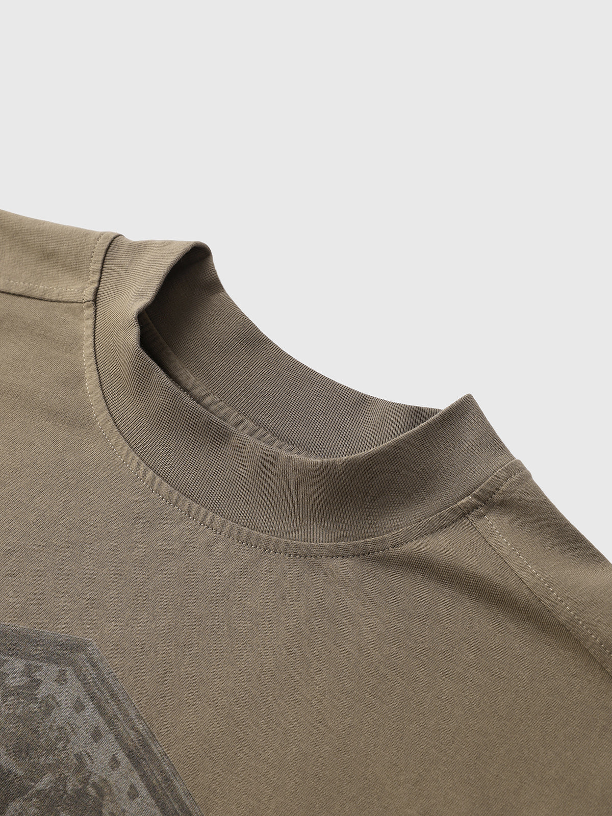 Roman Forum Mark Tee -  Olive Stone