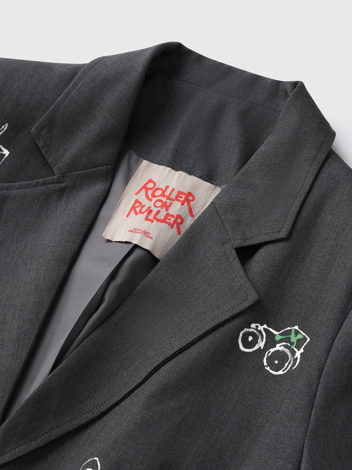 Sketch Pad Suit Jacket  - Graphite Grey