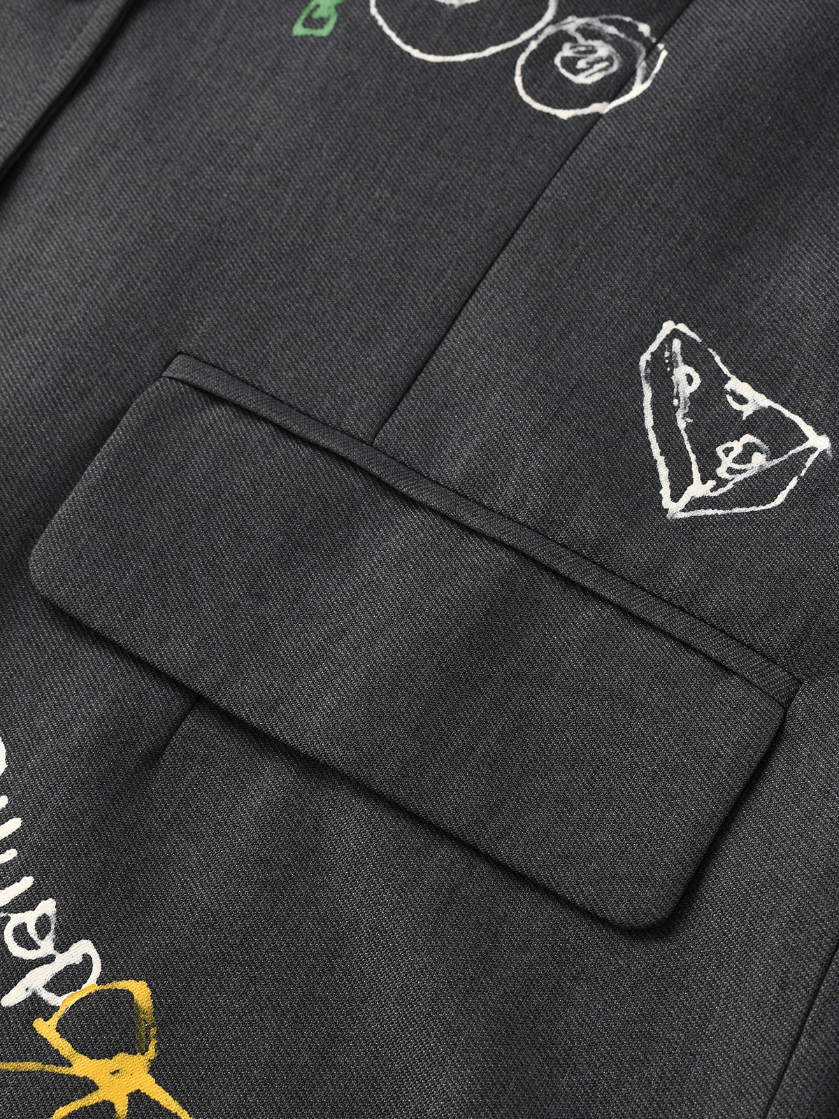 Sketch Pad Suit Jacket  - Graphite Grey