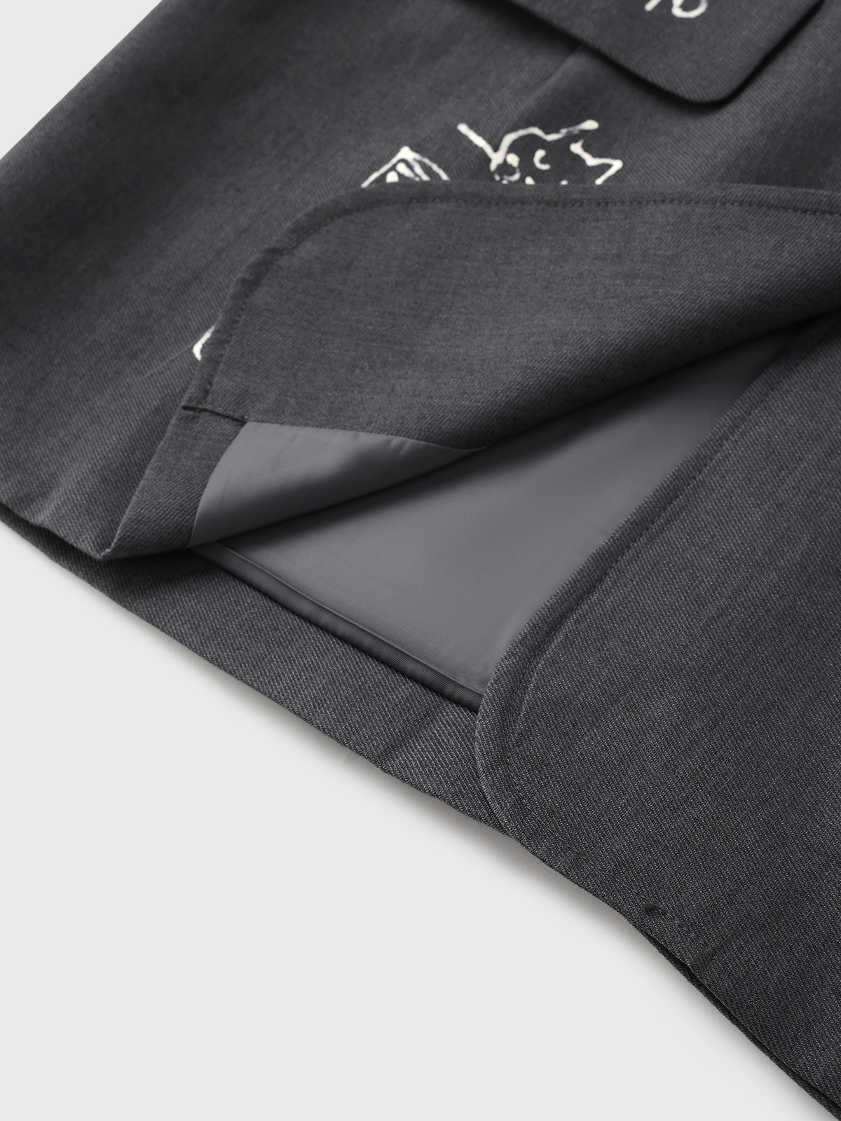 Sketch Pad Suit Jacket  - Graphite Grey