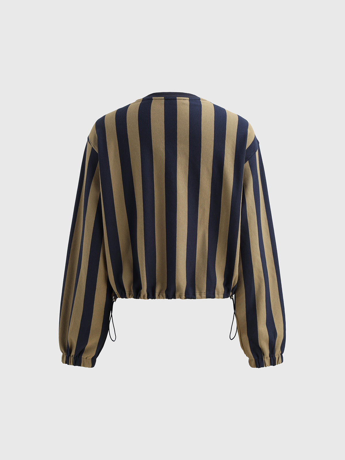 Perfect Stripes Sweatshirt – Olive Navy