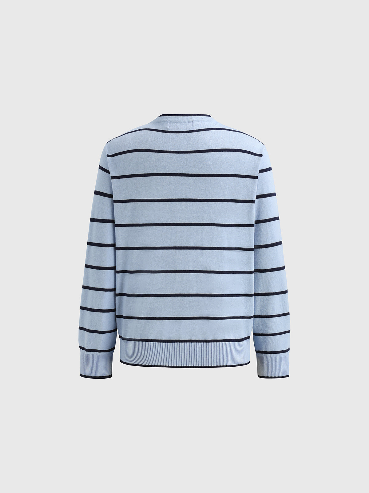 WFH Overtime Knit Cardigan - Sky Stripe