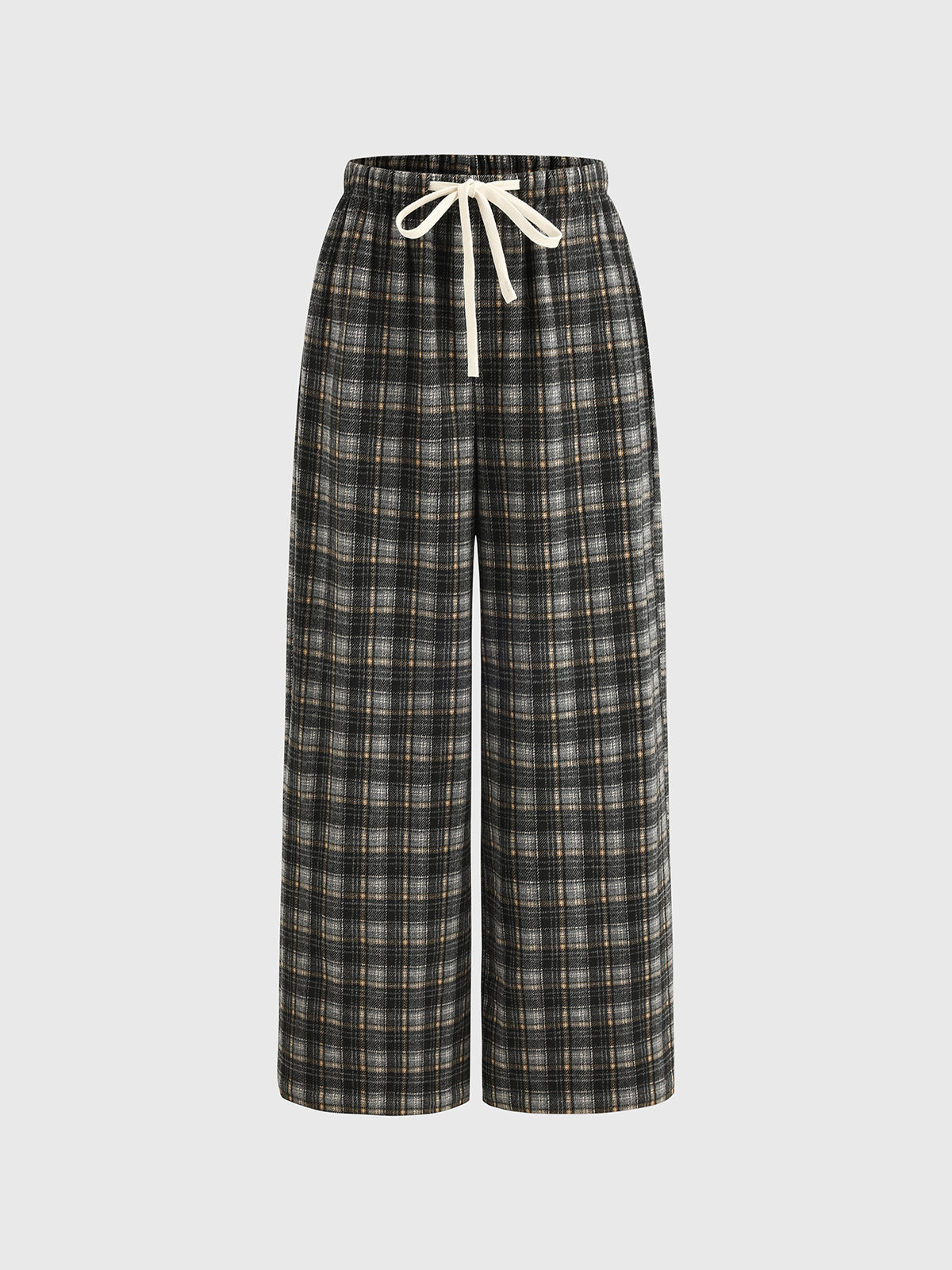 Slumber Check Pants - Charcoal Haze