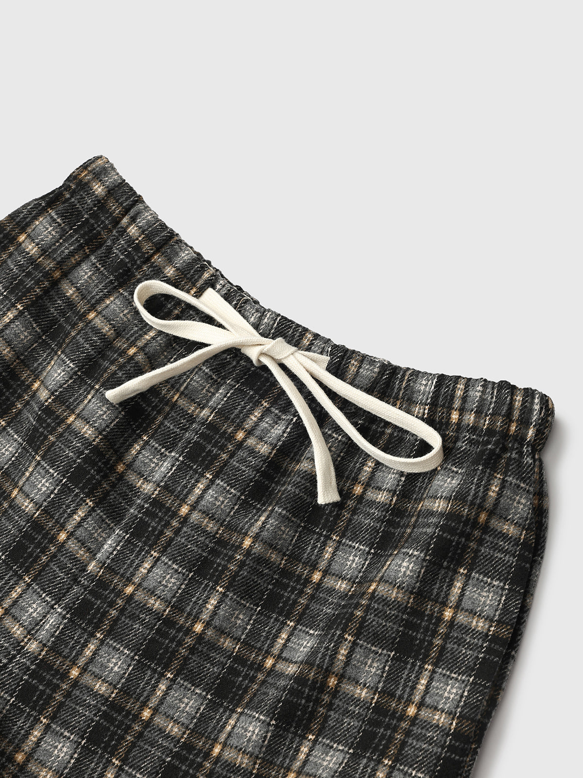 Slumber Check Pants - Charcoal Haze