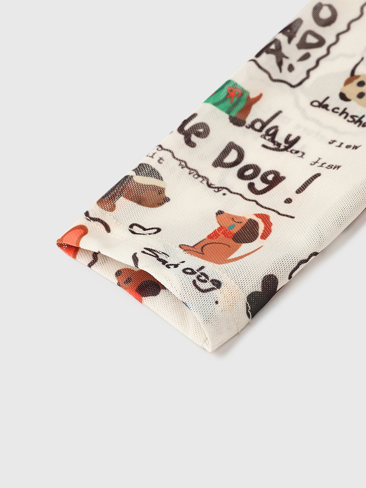 Puppy Daydream Mesh Top - Biscuit Cloud