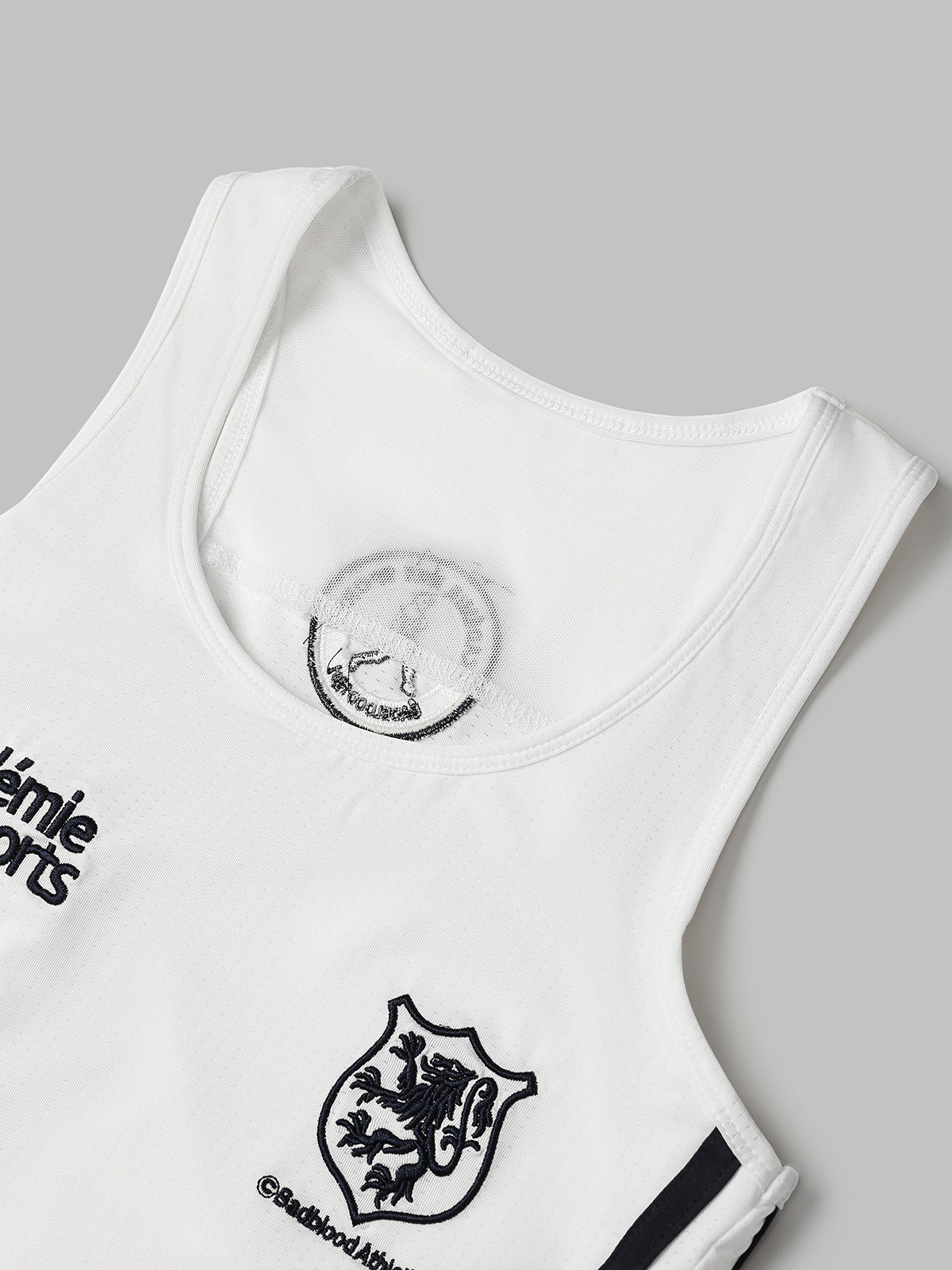 Athletic Cut Tank - Chalk White