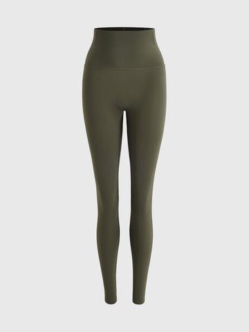 Wild Stretch Yoga Pants – Olive Power