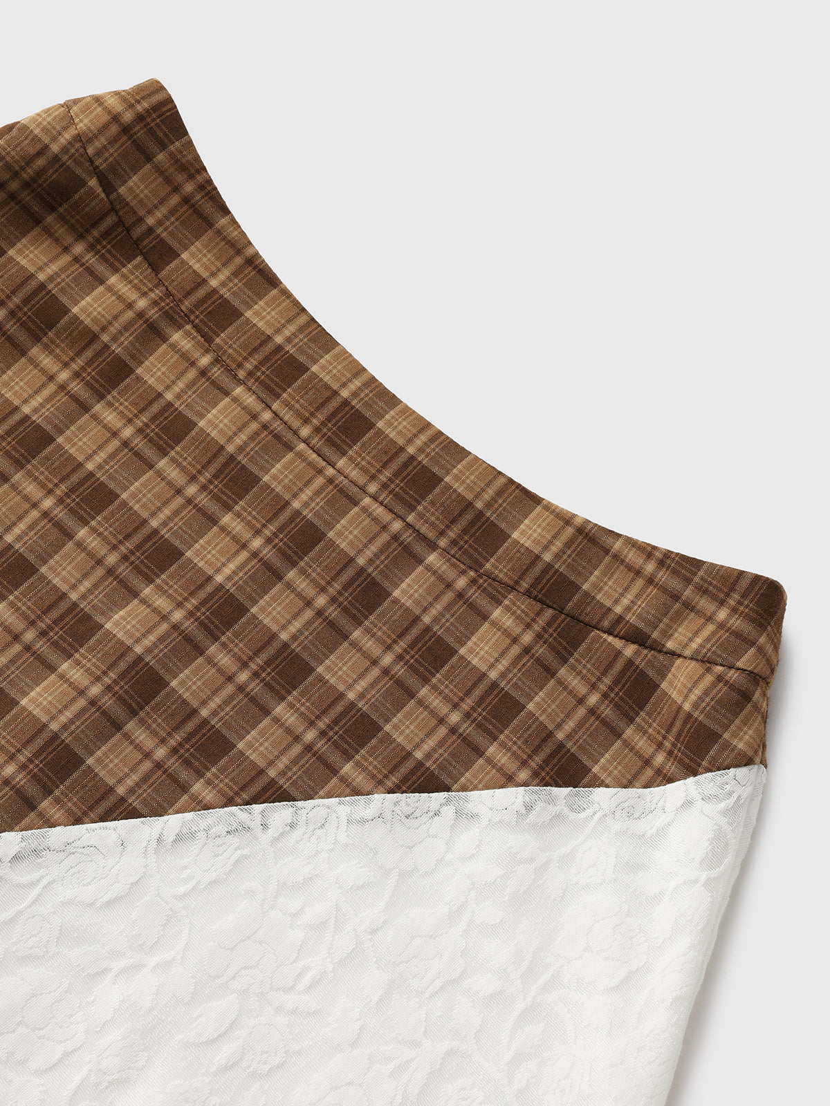 Waffle Cone Lace Skirt - Mocha Cream