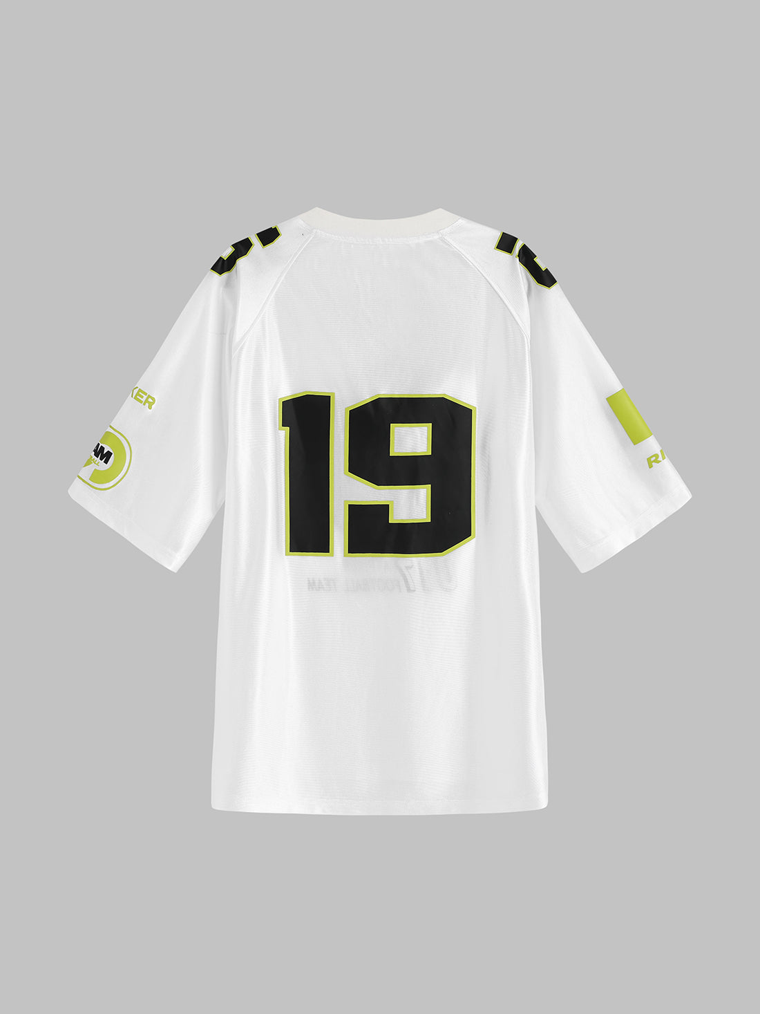 No.19 Locker Jersey Tee- Frost White