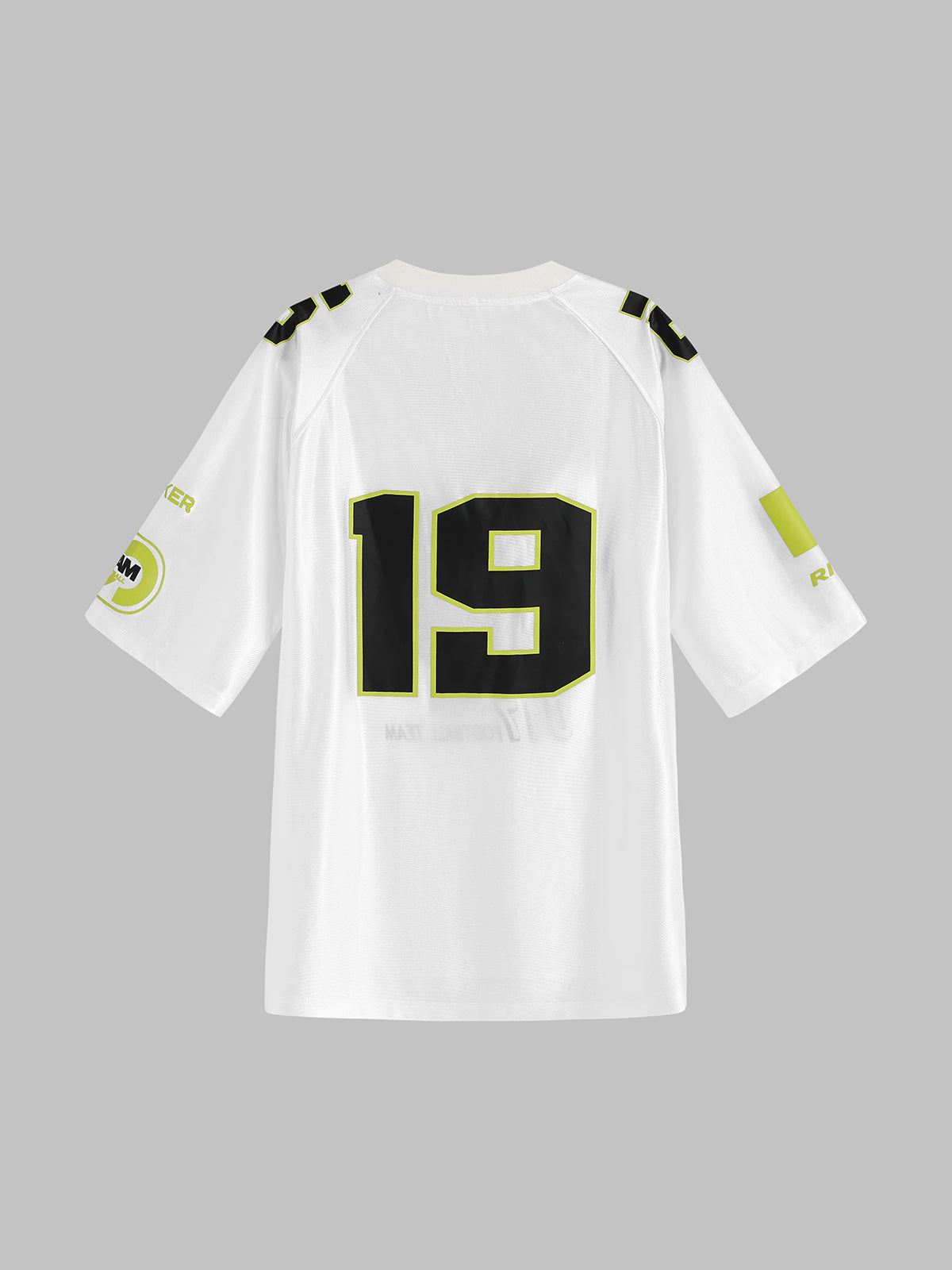 No.19 Locker Jersey Tee- Frost White