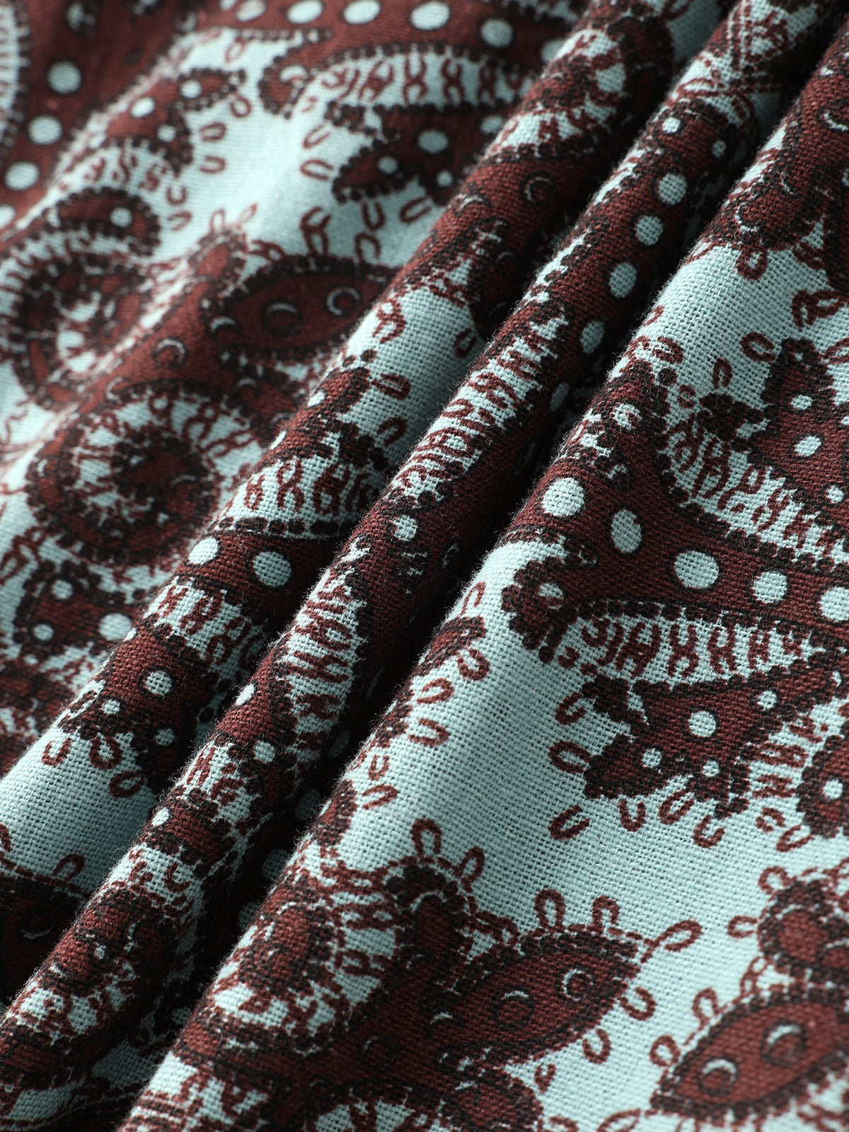 Petal Knot Skirt - Coffee Print