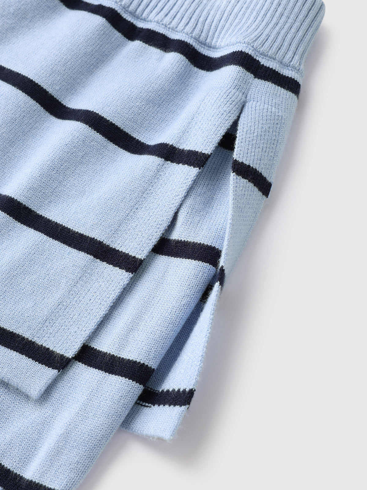 WFH Overtime Knit Shorts - Sky Stripe