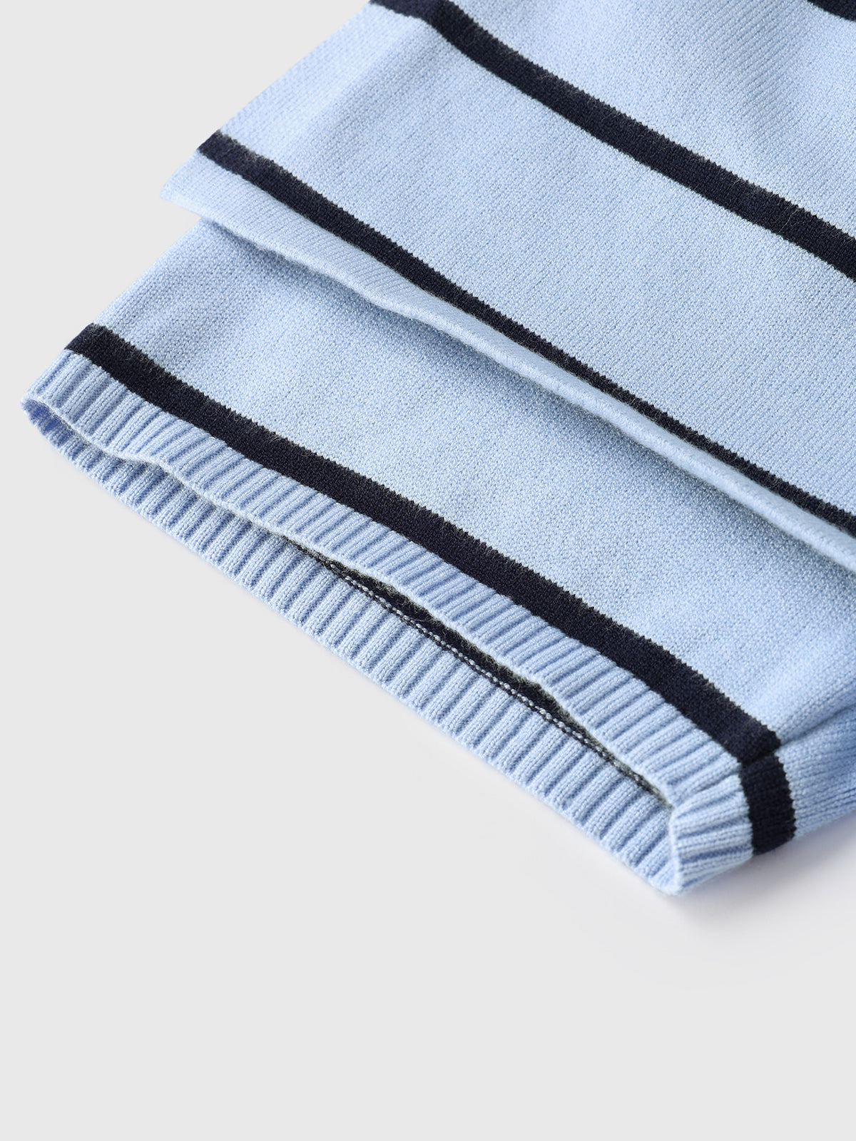 WFH Overtime Knit Shorts - Sky Stripe