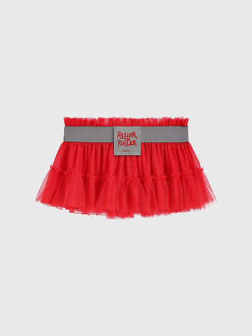 Dancer's Secret Tulle - Scarlet Sash