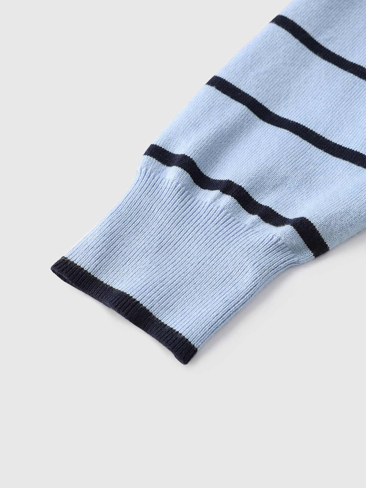 WFH Overtime Knit Cardigan - Sky Stripe