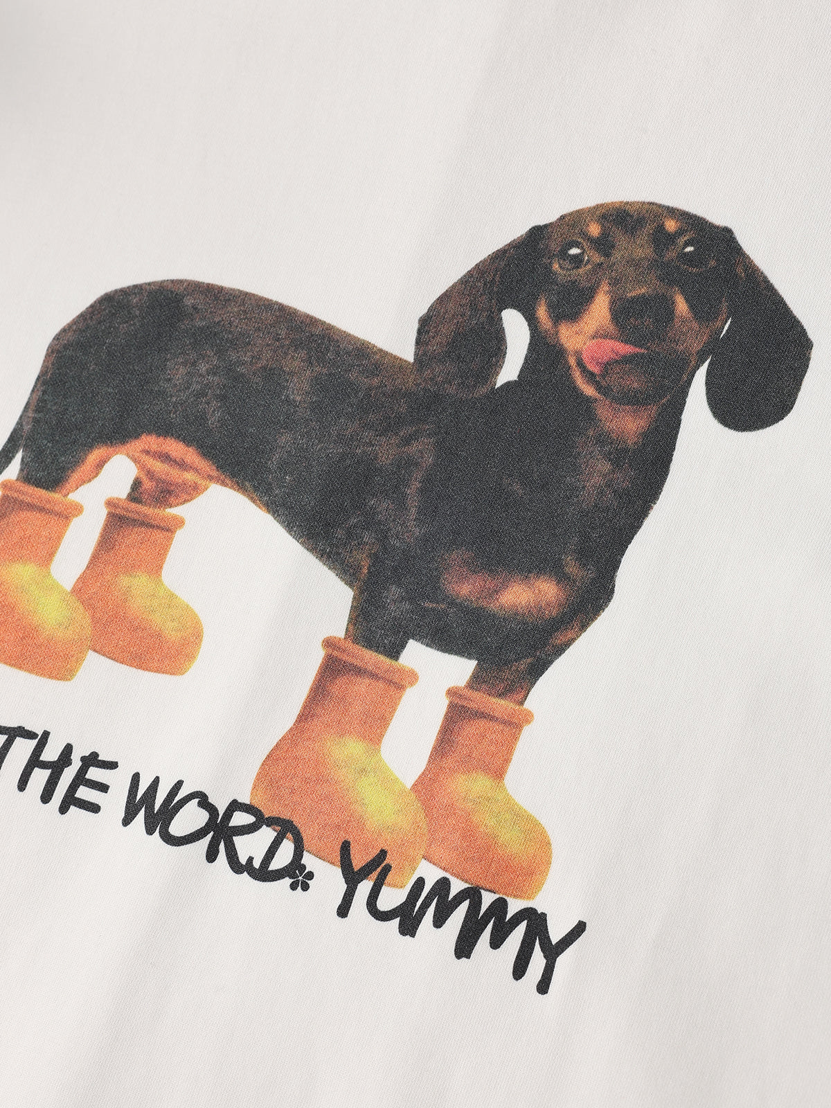 Dachshund Daydream Tee - Chalk White