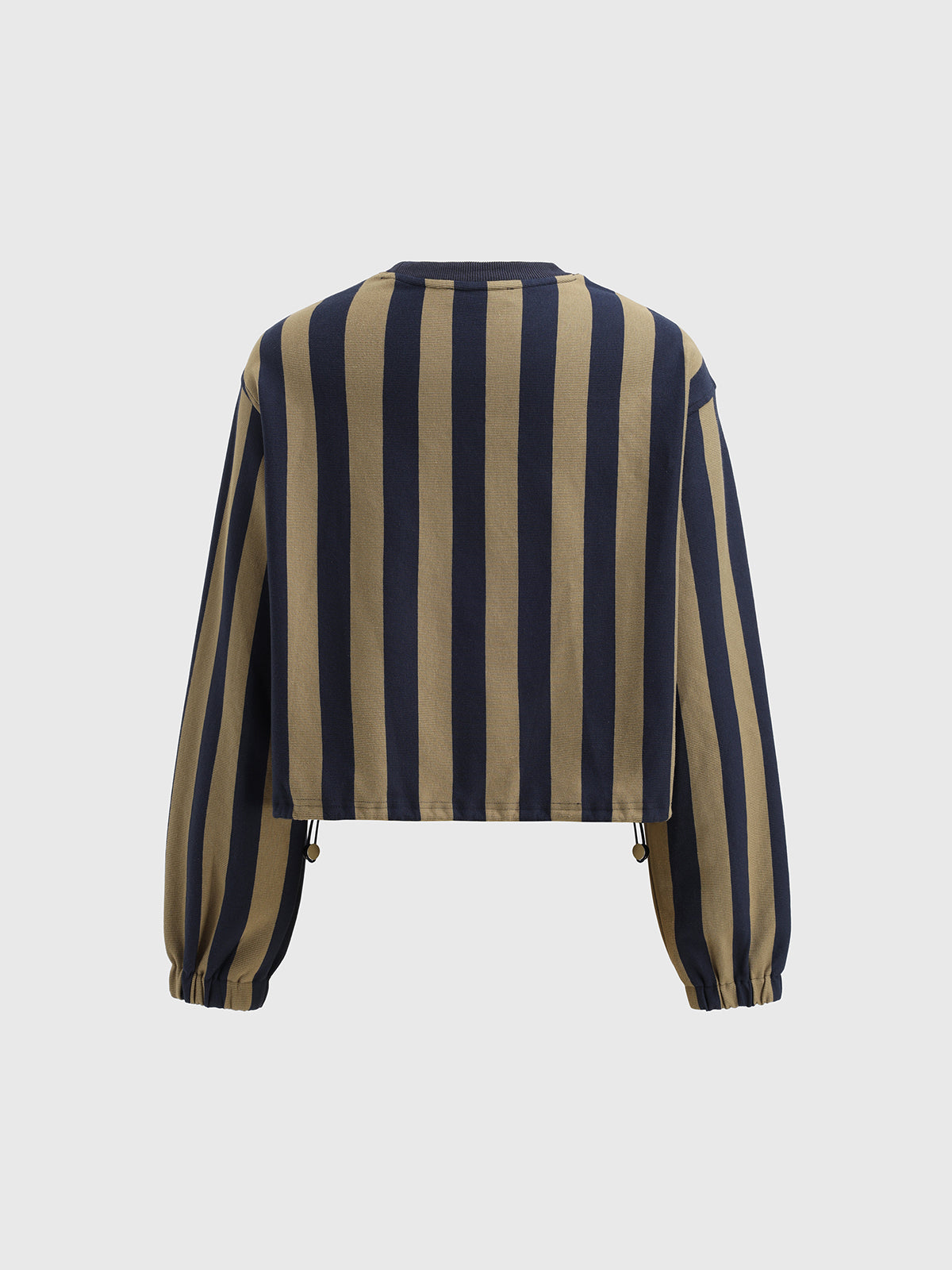 Perfect Stripes Sweatshirt – Olive Navy