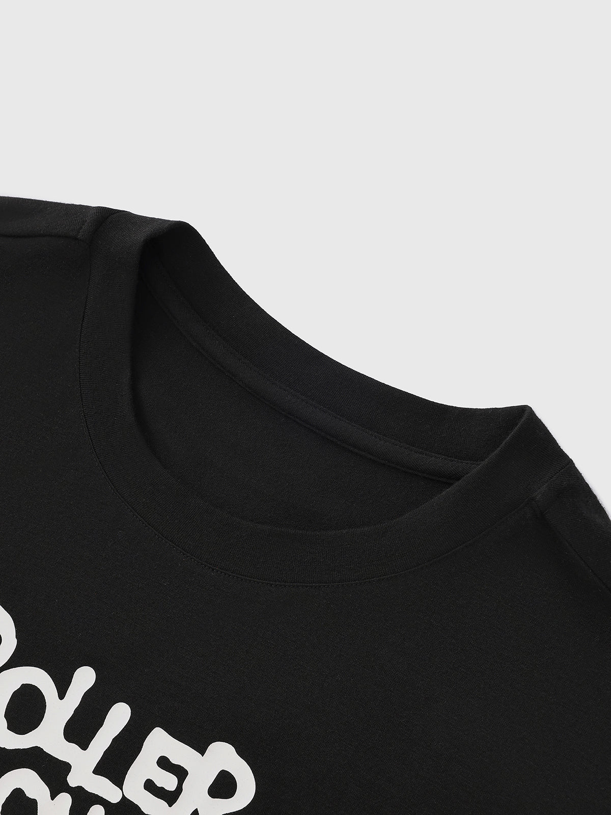Tulle-Track Tee - Noir Lemon