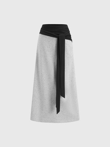 After Training Comfy Skirt - Grey Noir