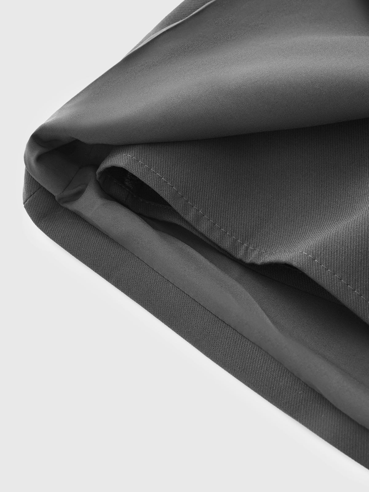 Quiet Bow Line Skirt -Scholor Grey