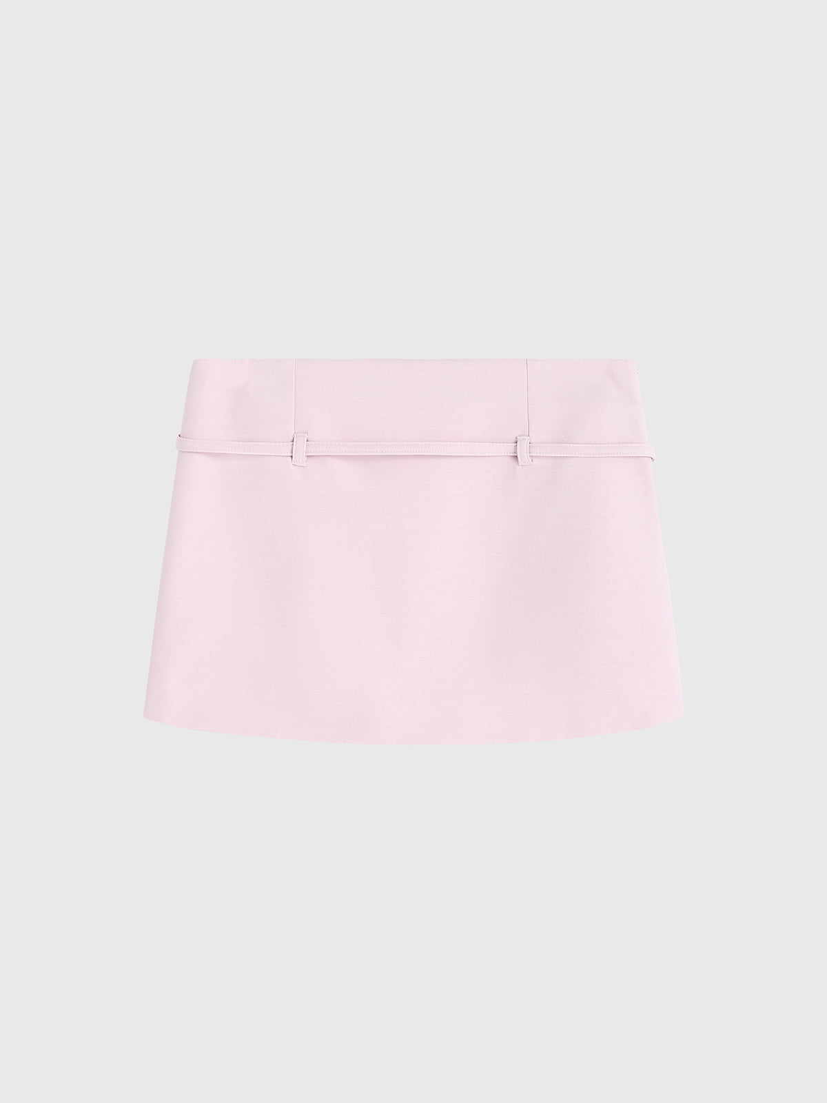 Quiet Bow Line Skirt - Blush Minimal