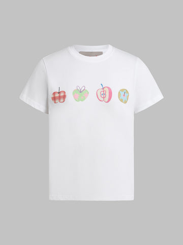 Orchard Echo Tee - Crisp Ivory