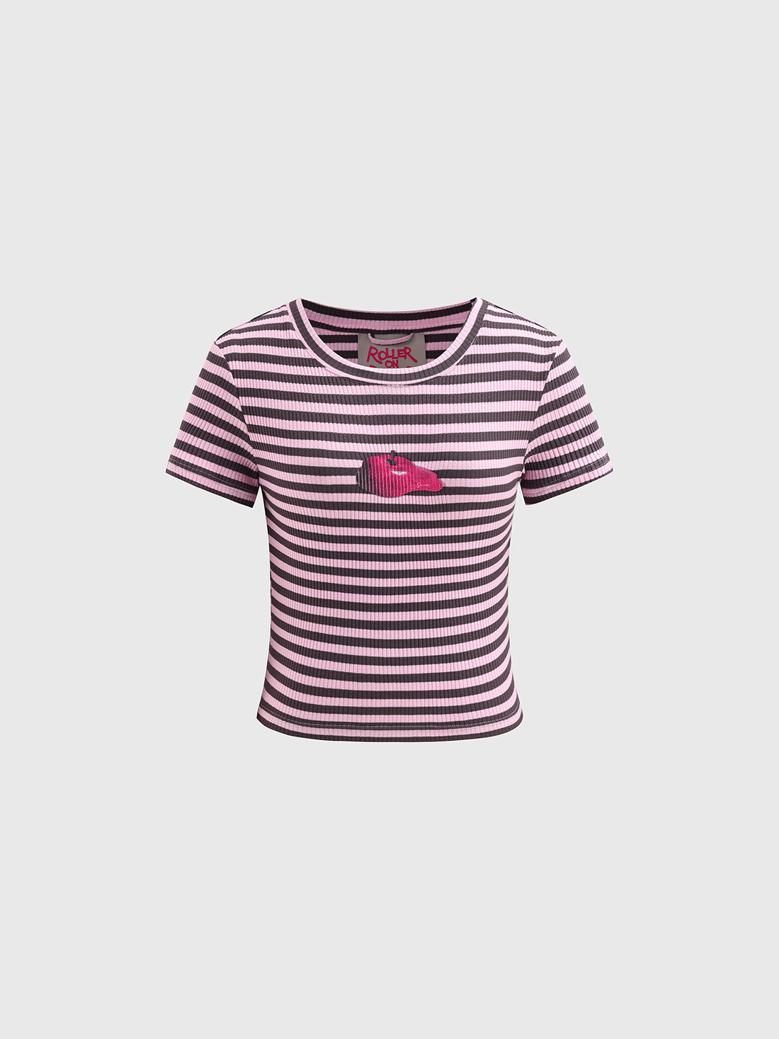 Wicked Apple Lounge Set Tee – Bubble Pink