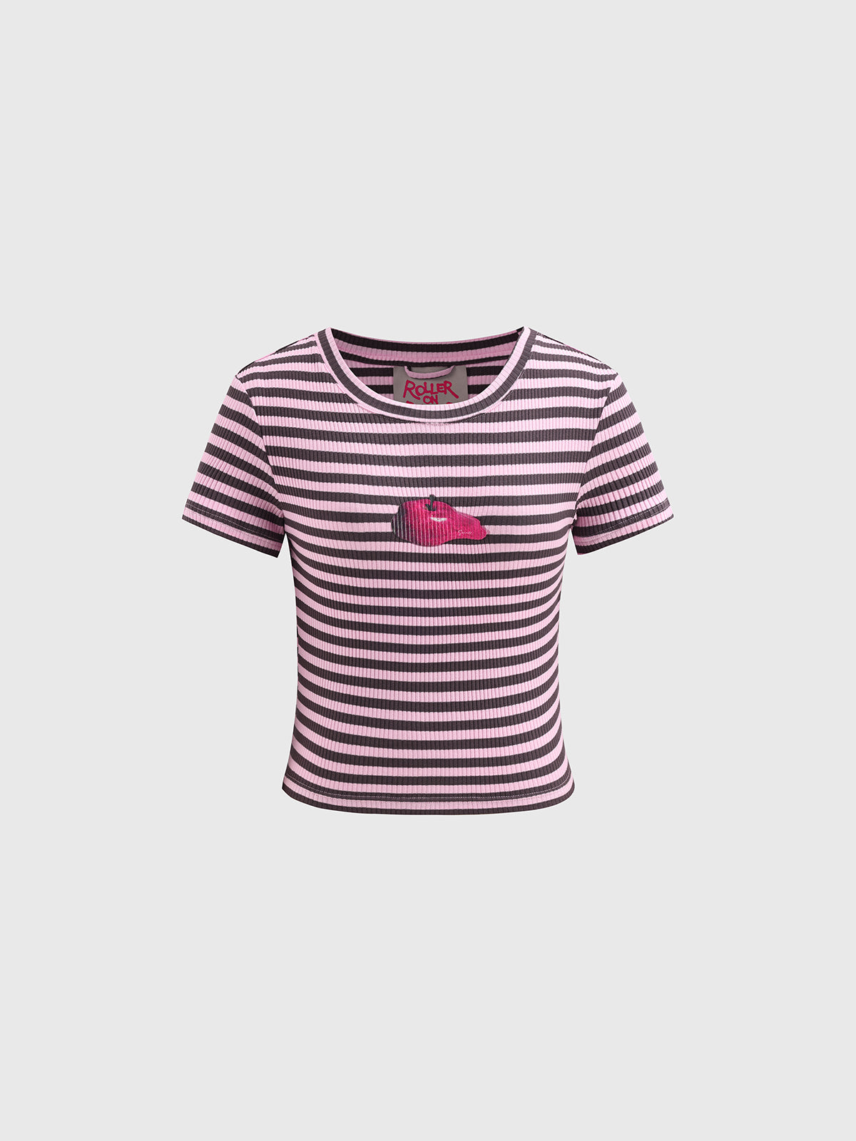 Wicked Apple Lounge Set Tee – Bubble Pink