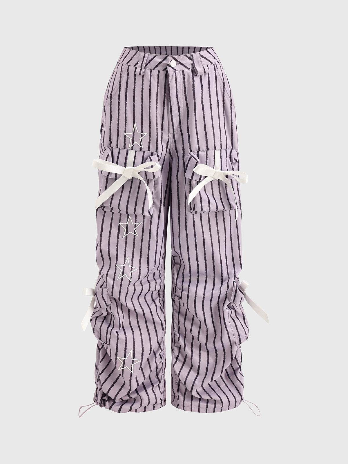 Zig Zag Ribbon Pants – Purple Haze