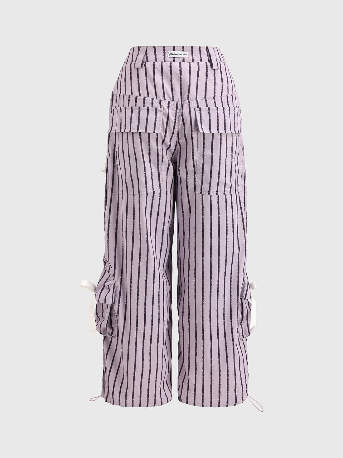 Zig Zag Ribbon Cargo Pants – Purple Haze