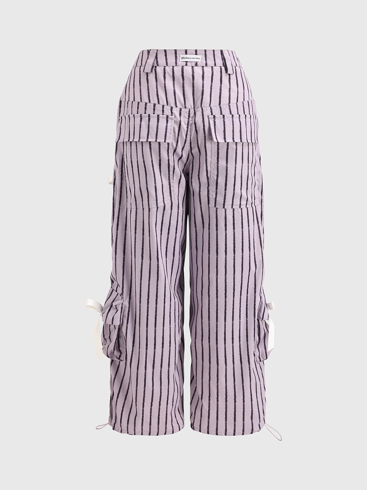 Zig Zag Ribbon Pants – Purple Haze