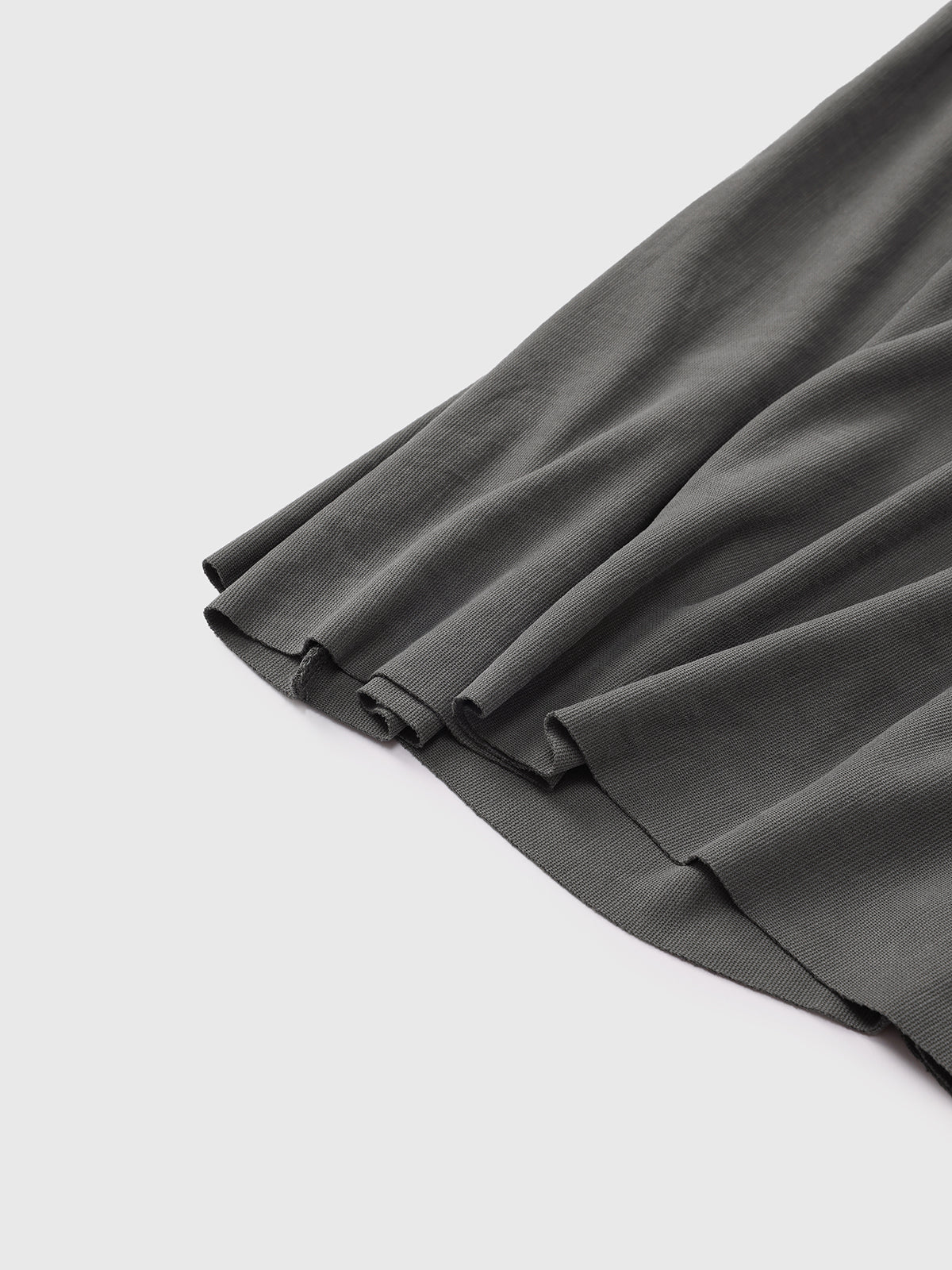 Clocked Out Fringe Flip Skirt – Scholor Grey