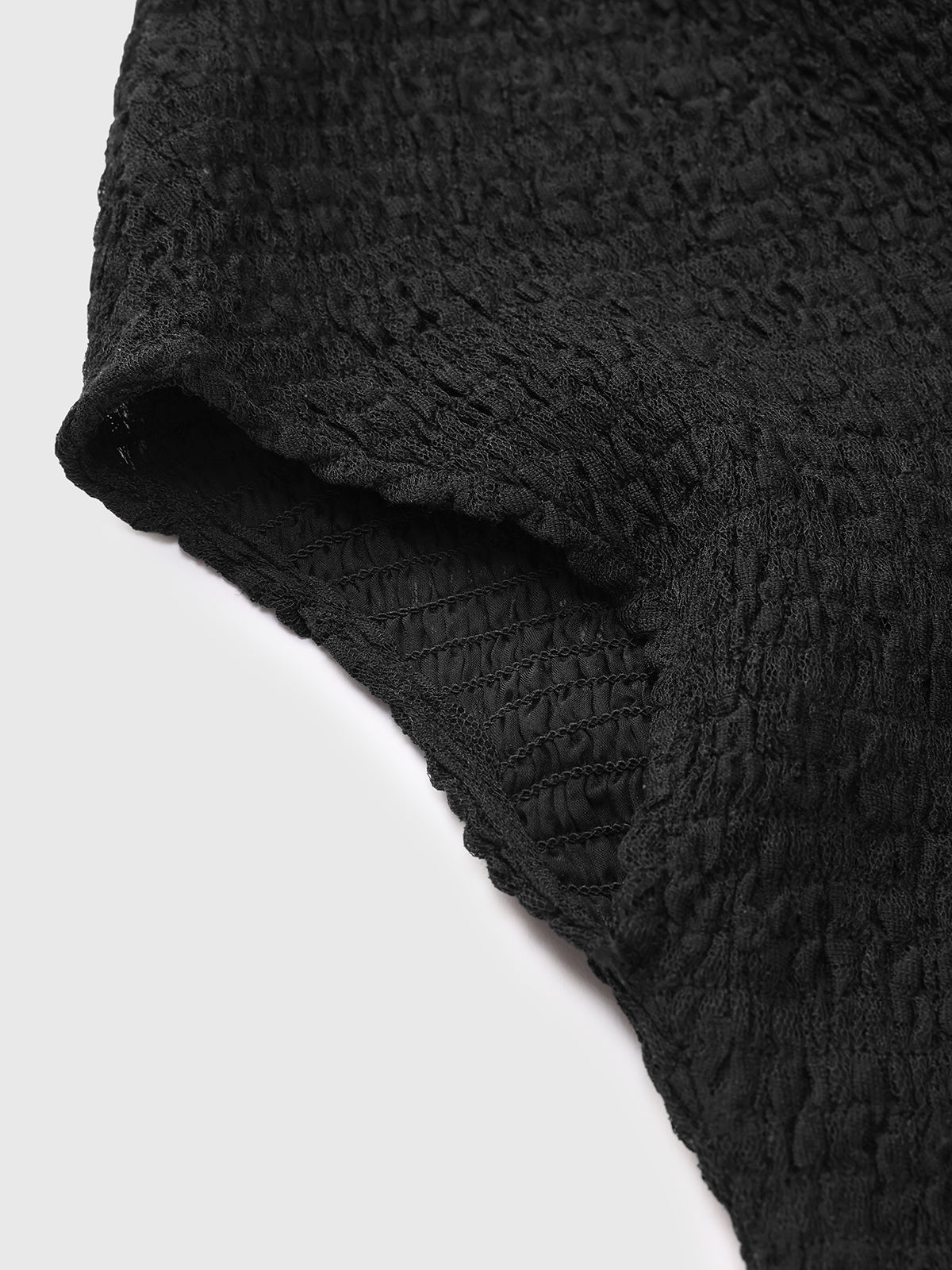 Offclock Smock Tube Top – Matte Black