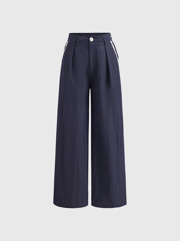 Sneaky Trim Talks Pants – Navy Neat