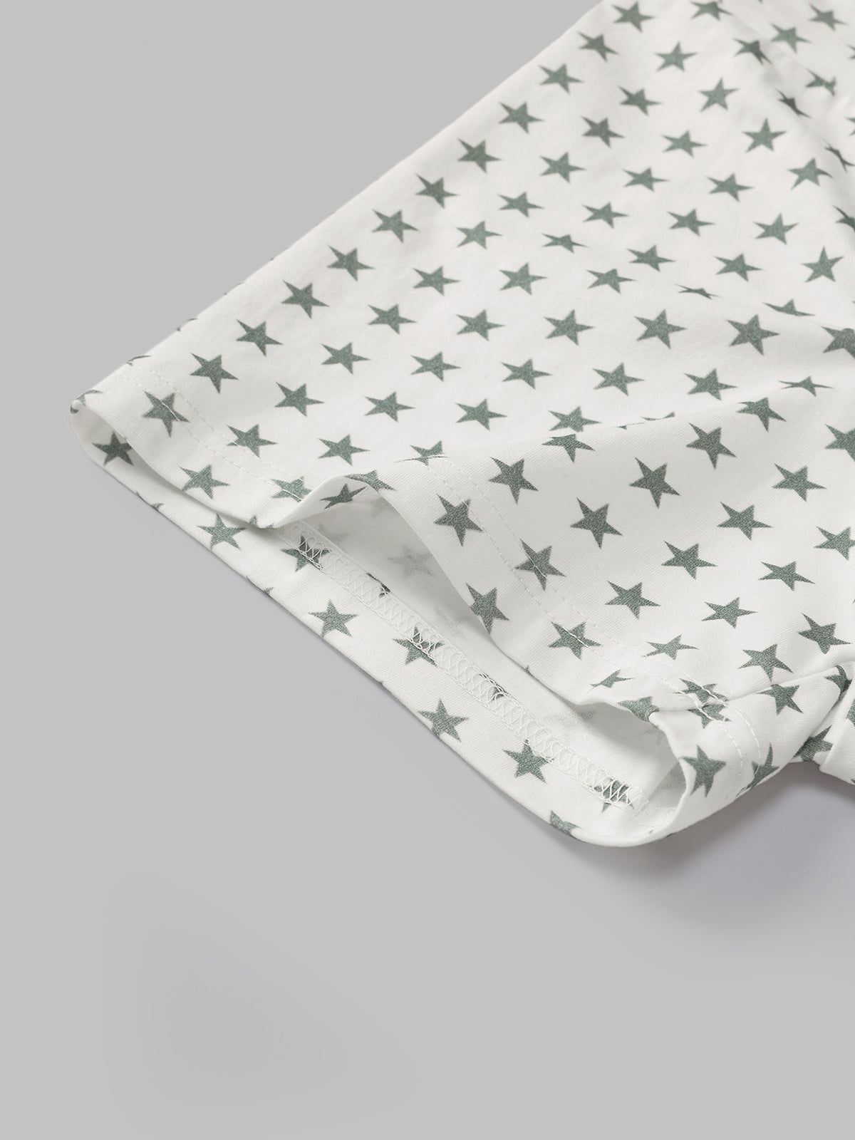 Star Whisper Cloud Set Shorts – Matcha White