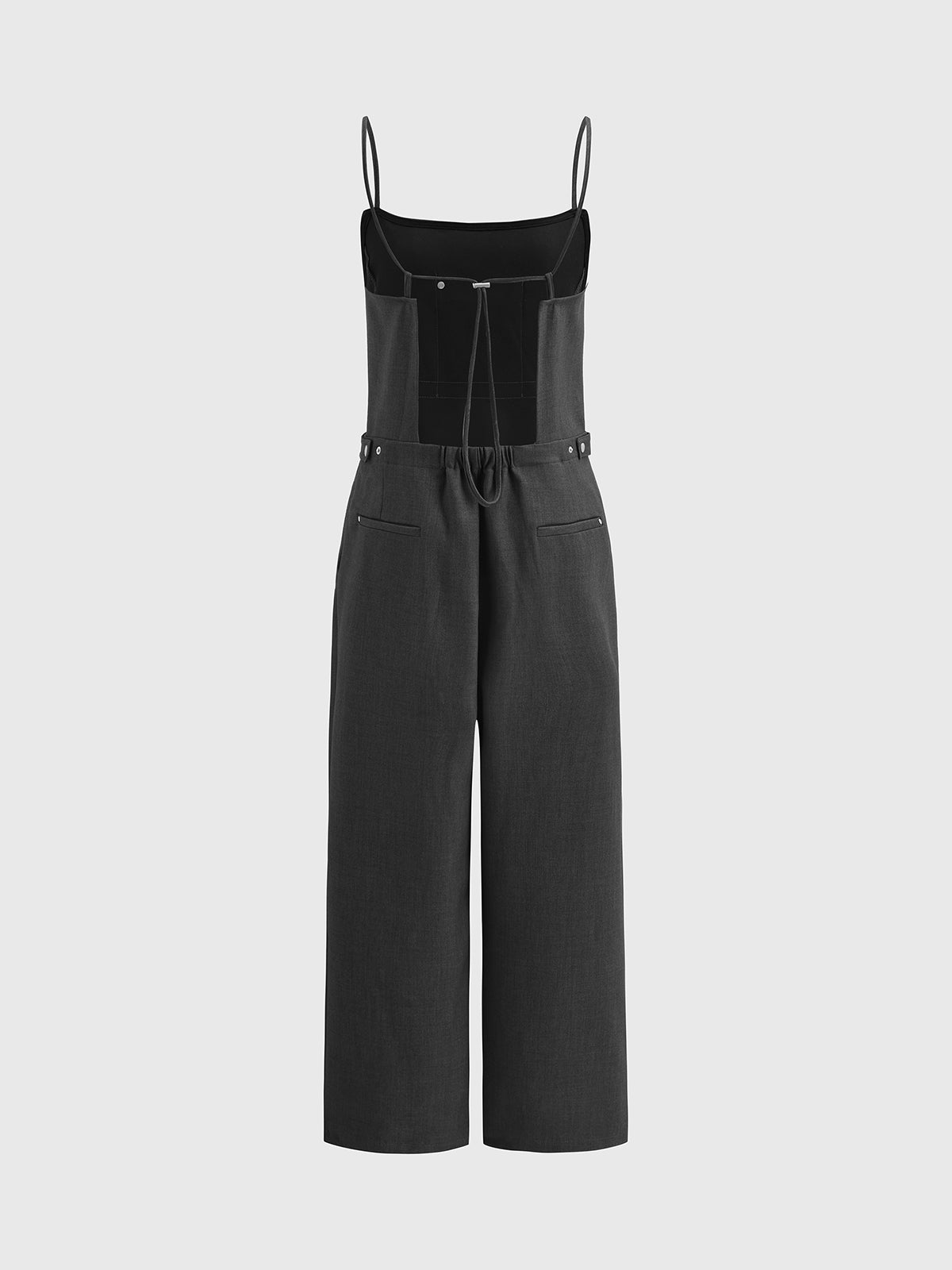 One-Step Snap Fix Jumpsuit – Ash Grey